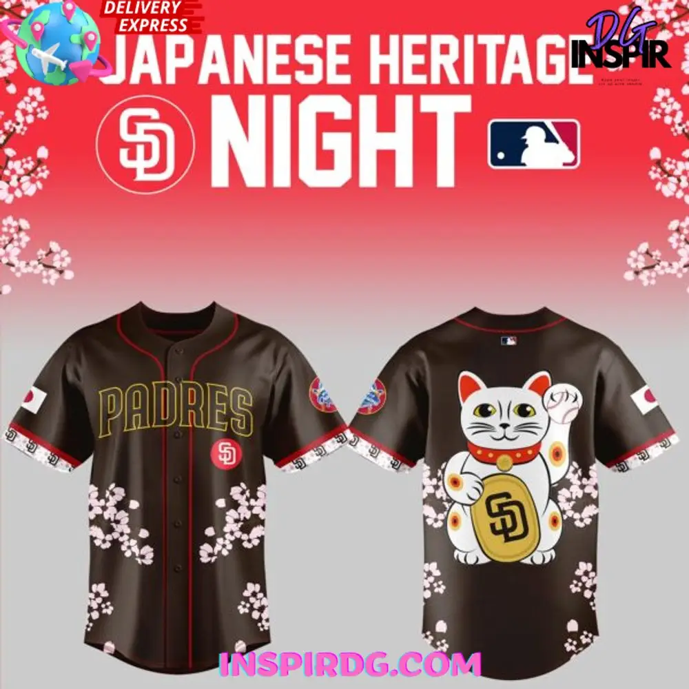 San Diego Padres Japanese Heritage Night 2025 Baseball Jersey