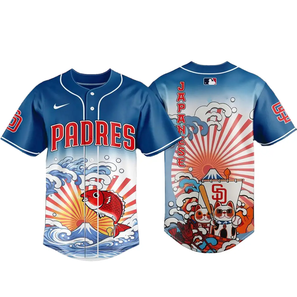 San Diego Padres Japanese Heritage Night In San Diego 2026 Baseball Jersey - Tazila