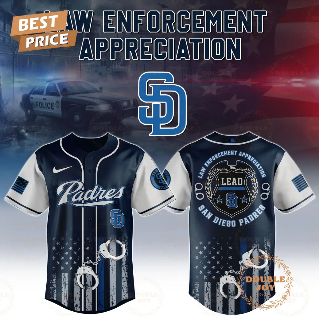 San Diego Padres Law Enforcement Appreciation Day 2025 Special Edition Baseball Jersey