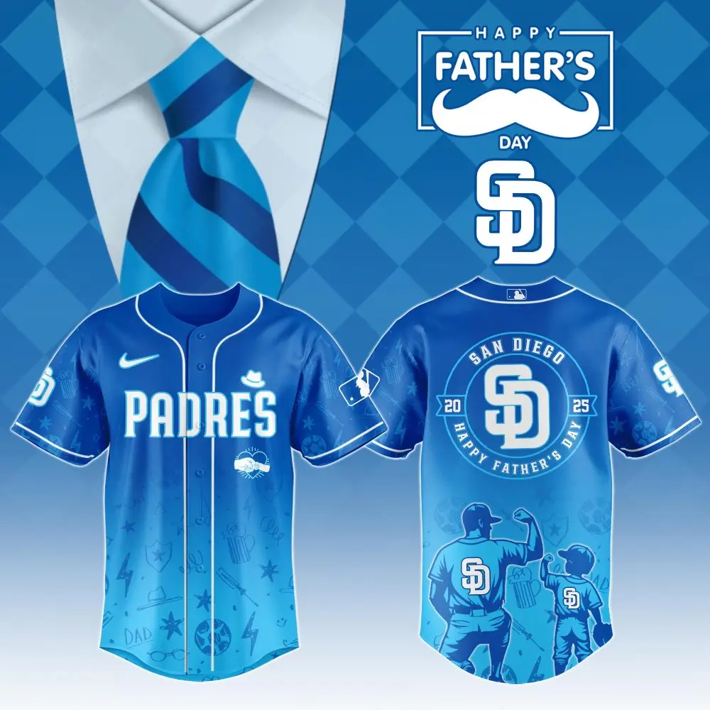 San Diego Padres Special Father’S Day Limited Edition Custom Baseball Jersey