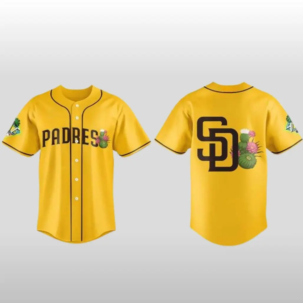 San Diego Padres Spring Training Camp 2026 Baseball Jersey - Tazila