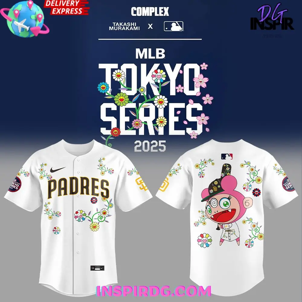 San Diego Padres Takashi Murakami X Mlb World Tour Tokyo Series 2025 Jersey