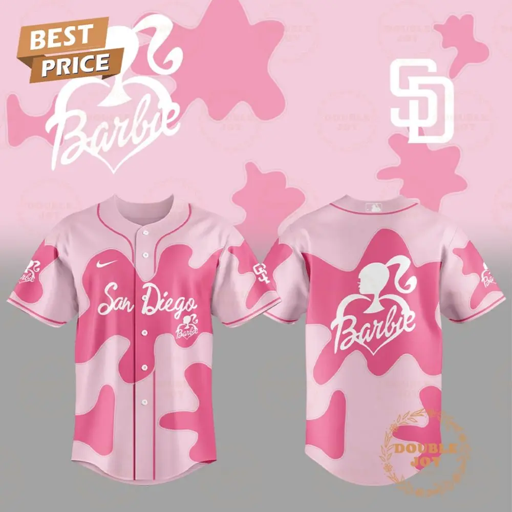 San Diego Padres X Barbie Game Limited Pink Edition 2025 Baseball Jersey