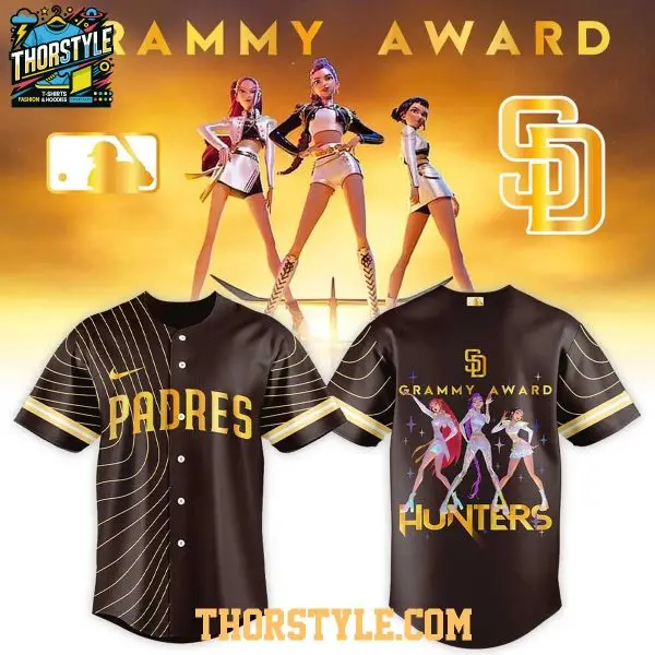 San Diego Padres X Kpop Demon Hunters 2026 Grammys Personalized Baseball Jersey