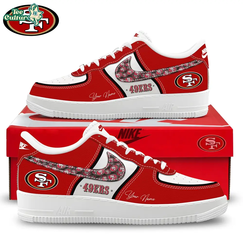 San Francisco 49ers Personalized AF1 Shoes