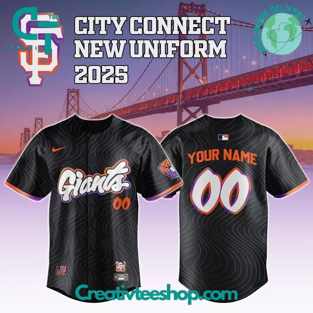 San Francisco Giants 2025 City Connect Special Edition Baseball Jersey