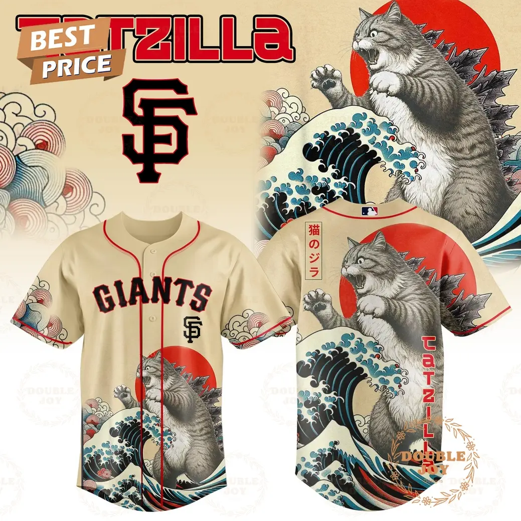 San Francisco Giants Catzilla 2025 Japan Limited Edition Baseball Jersey