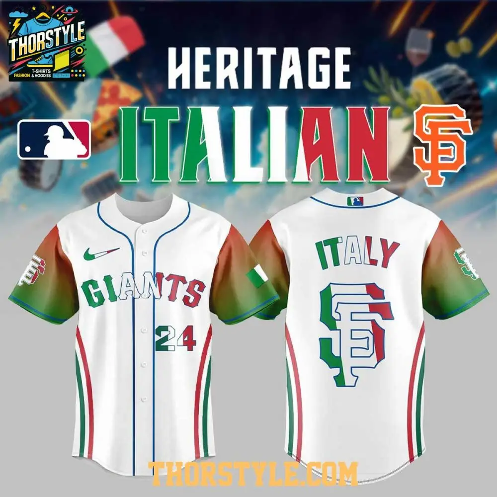 San Francisco Giants Celebrate Italian Heritage Night 2025 Baseball Jersey