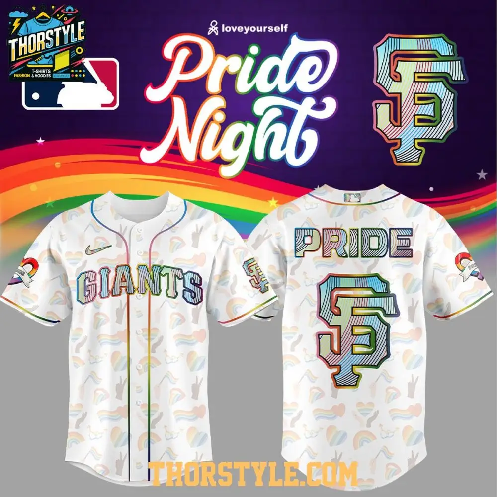San Francisco Giants Celebration Lgbtq Pride Night 2025 Baseball Jersey
