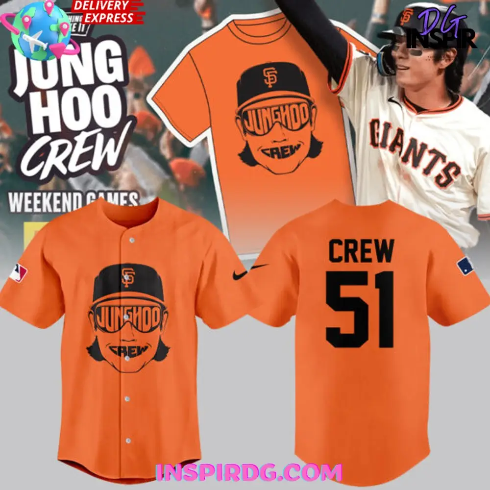 San Francisco Giants Jung Hoo Crew 2025 Baseball Jersey San Francisco Giants Jung Hoo Crew 2025 Baseball Jersey - Image 1
