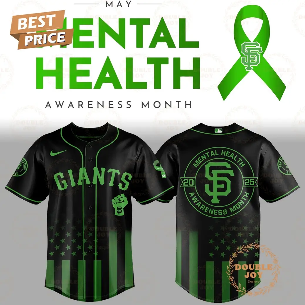 San Francisco Giants Mental Health Awareness Month 2025 Limited Edition Baseball Jersey