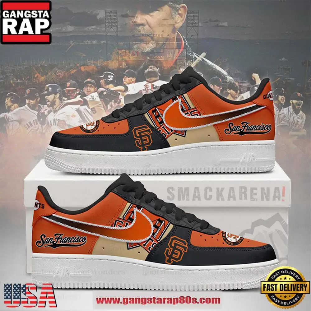 San Francisco Giants MLB Trending Sneakers Air Force 1 Low Top Shoes