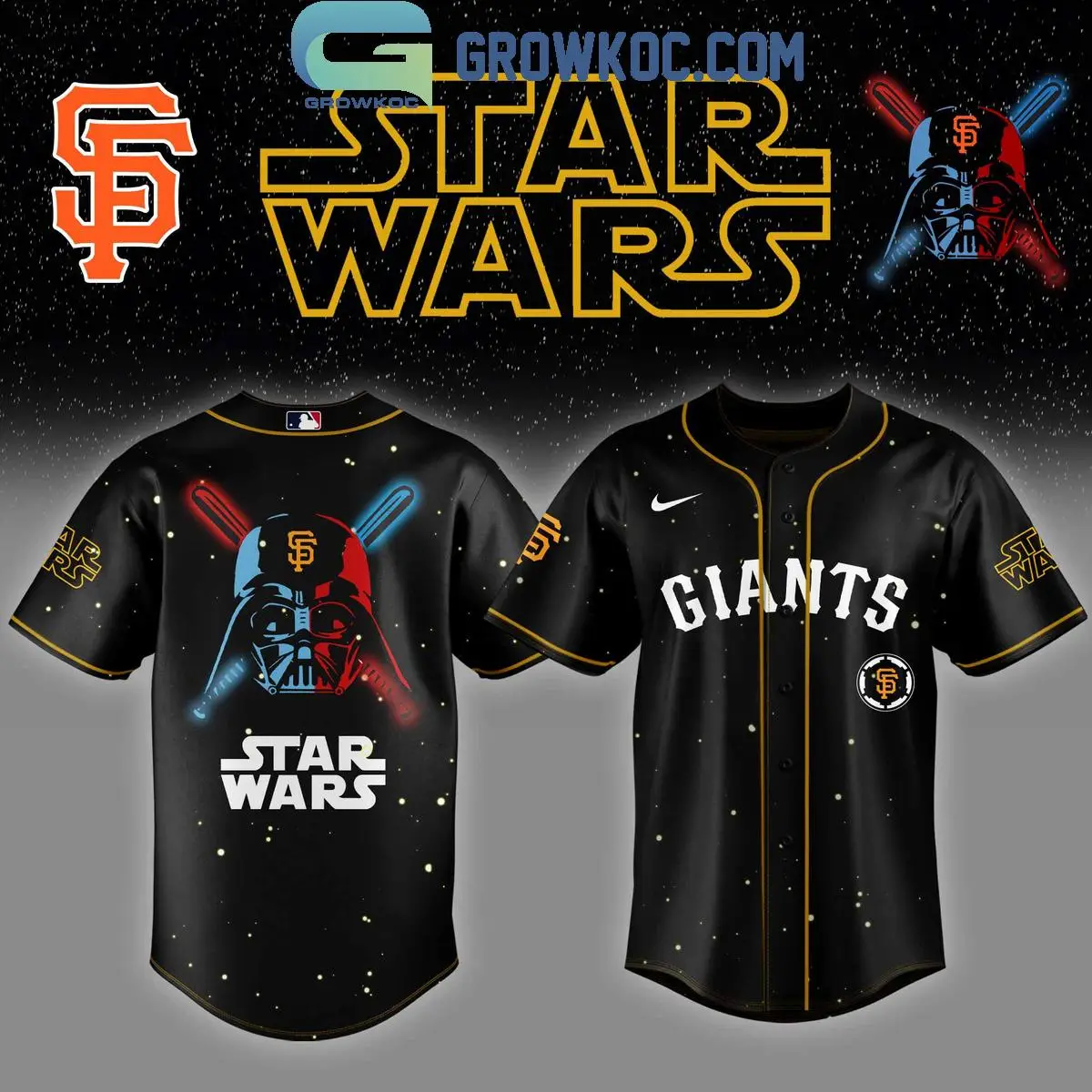San Francisco Giants MLB x Star Wars 2025 Baseball Jersey