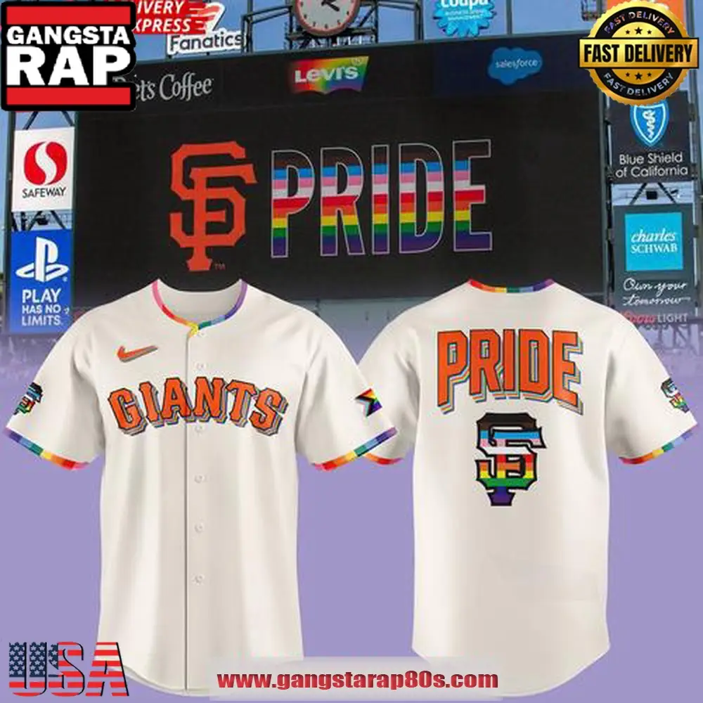 San Francisco Giants Pride Celebration 2025 Baseball Jersey Shirt