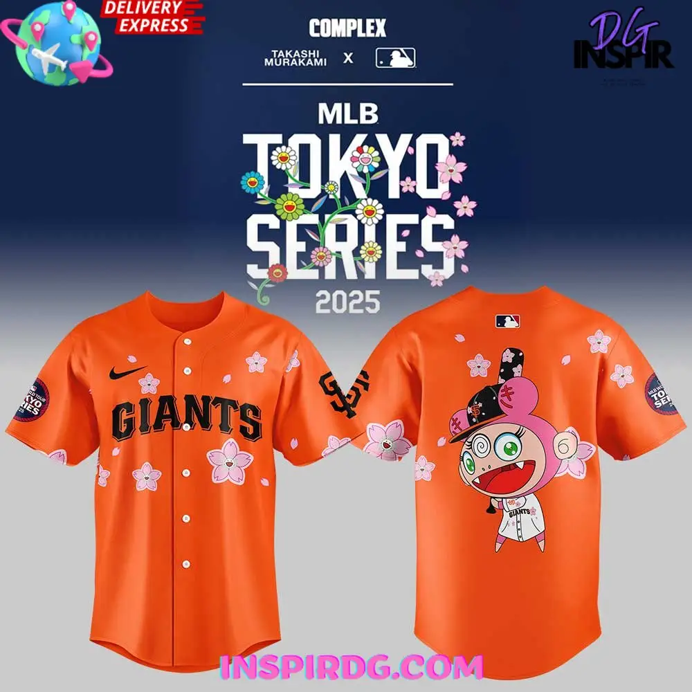 San Francisco Giants Takashi Murakami X Mlb World Tour Tokyo Series 2025 Jersey