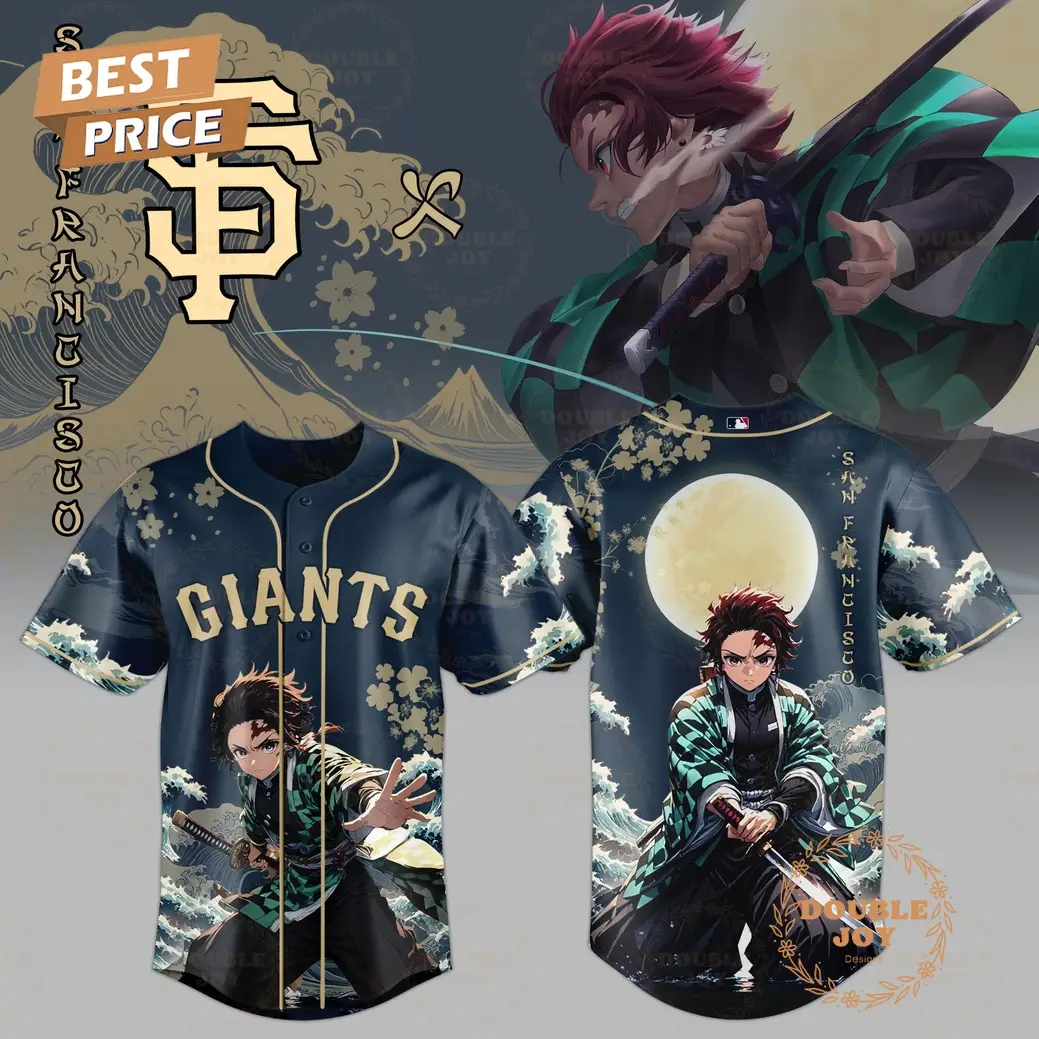 San Francisco Giants Tanjiro Kamado x Demon Slayer: Kimetsu No Yaiba 2025 Limited Edition Baseball Jersey