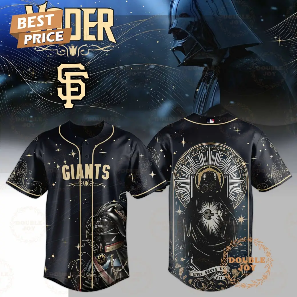San Francisco Giants Vader x Dark Lord Of The Stars 2025 Limited Edition Baseball Jersey San Francisco Giants Vader x Dark Lord Of The Stars 2025 Limited Edition Baseball Jersey - Image 1