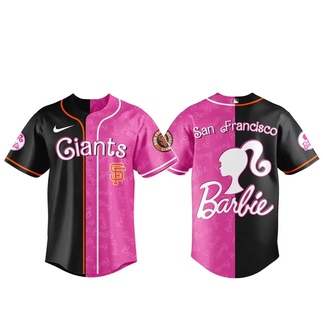 San Francisco Giants x Barbie Night Game Baseball Jersey - Tazila