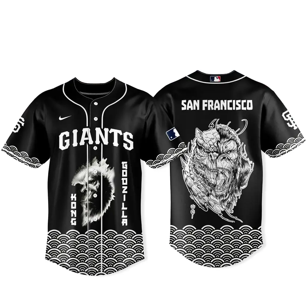 San Francisco Giants x Godzilla and Kong 2026 Baseball Jersey - Tazila