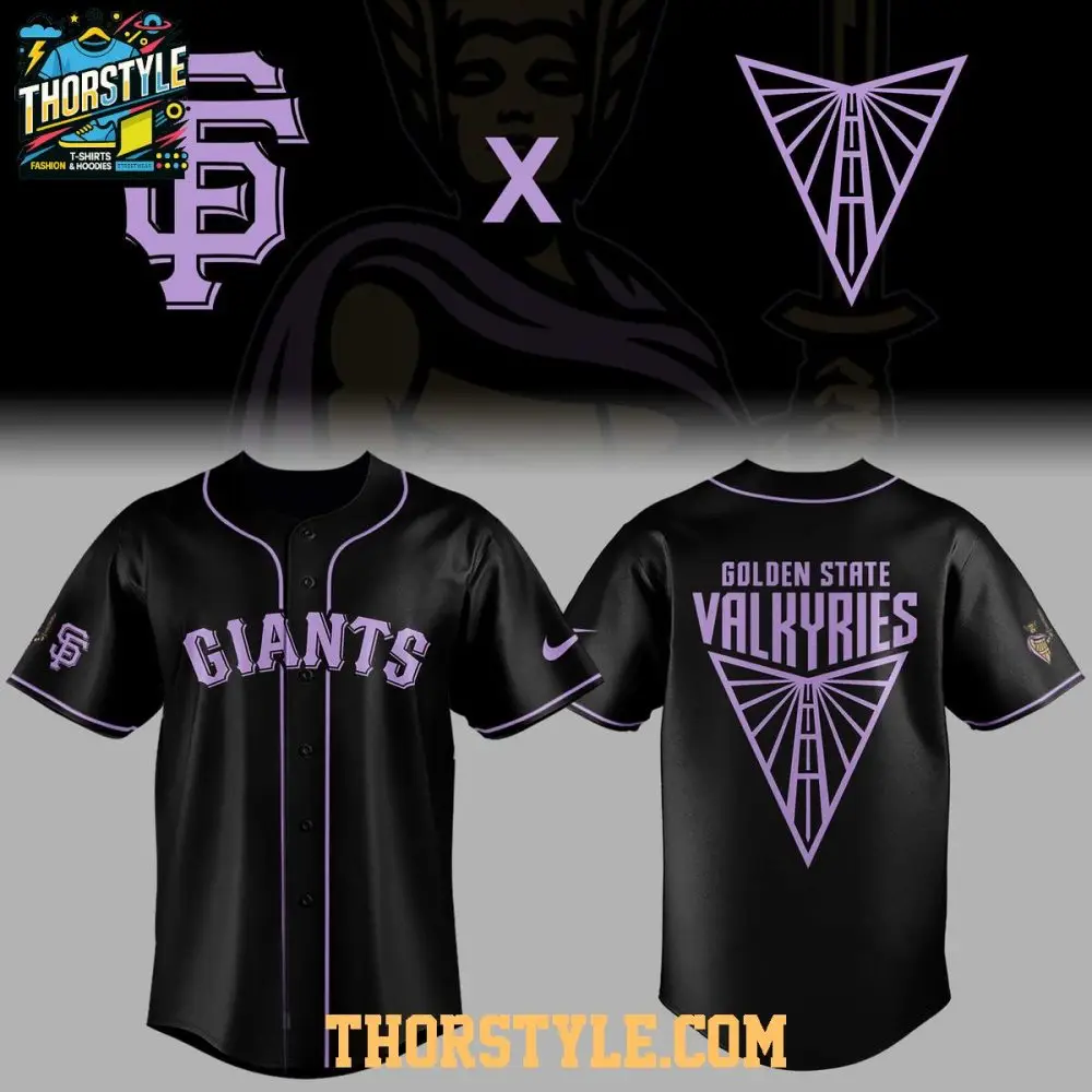 San Francisco Giants X Golden State Valkyries Night 2026 Baseball Jersey San Francisco Giants X Golden State Valkyries Night 2026 Baseball Jersey - Image 1