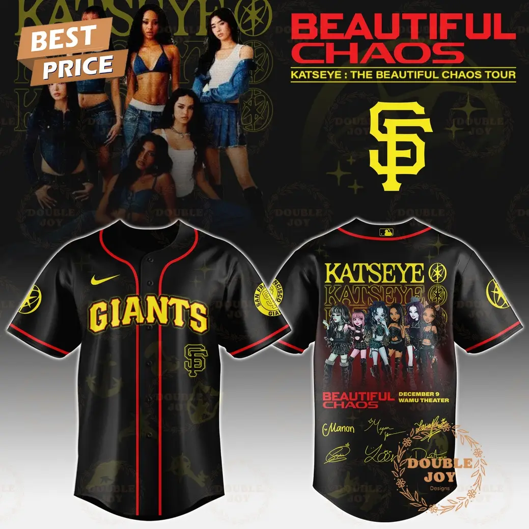 San Francisco Giants x Katseye "The Beautiful Chaos Tour" 2025 Baseball Jersey
