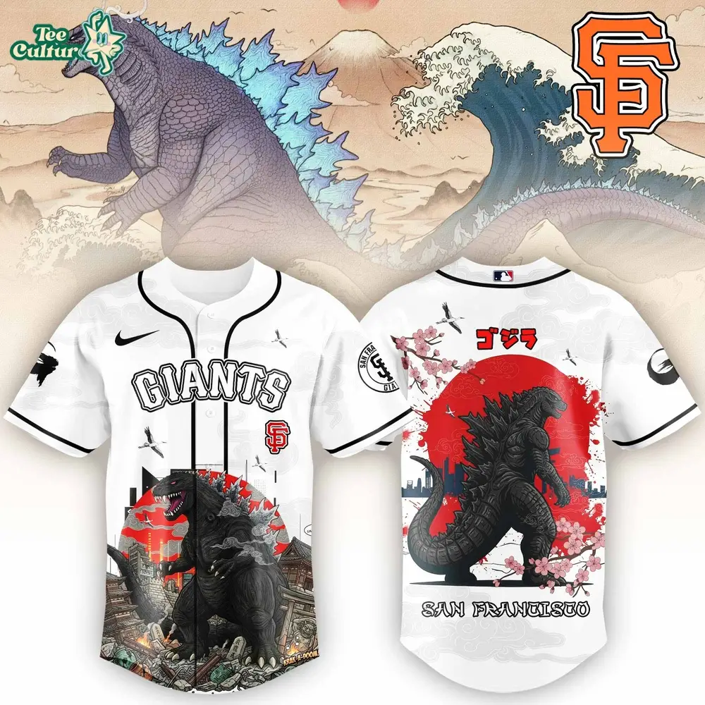 San Francisco Giants x King of the Monsters Japanese Style Limited Jersey