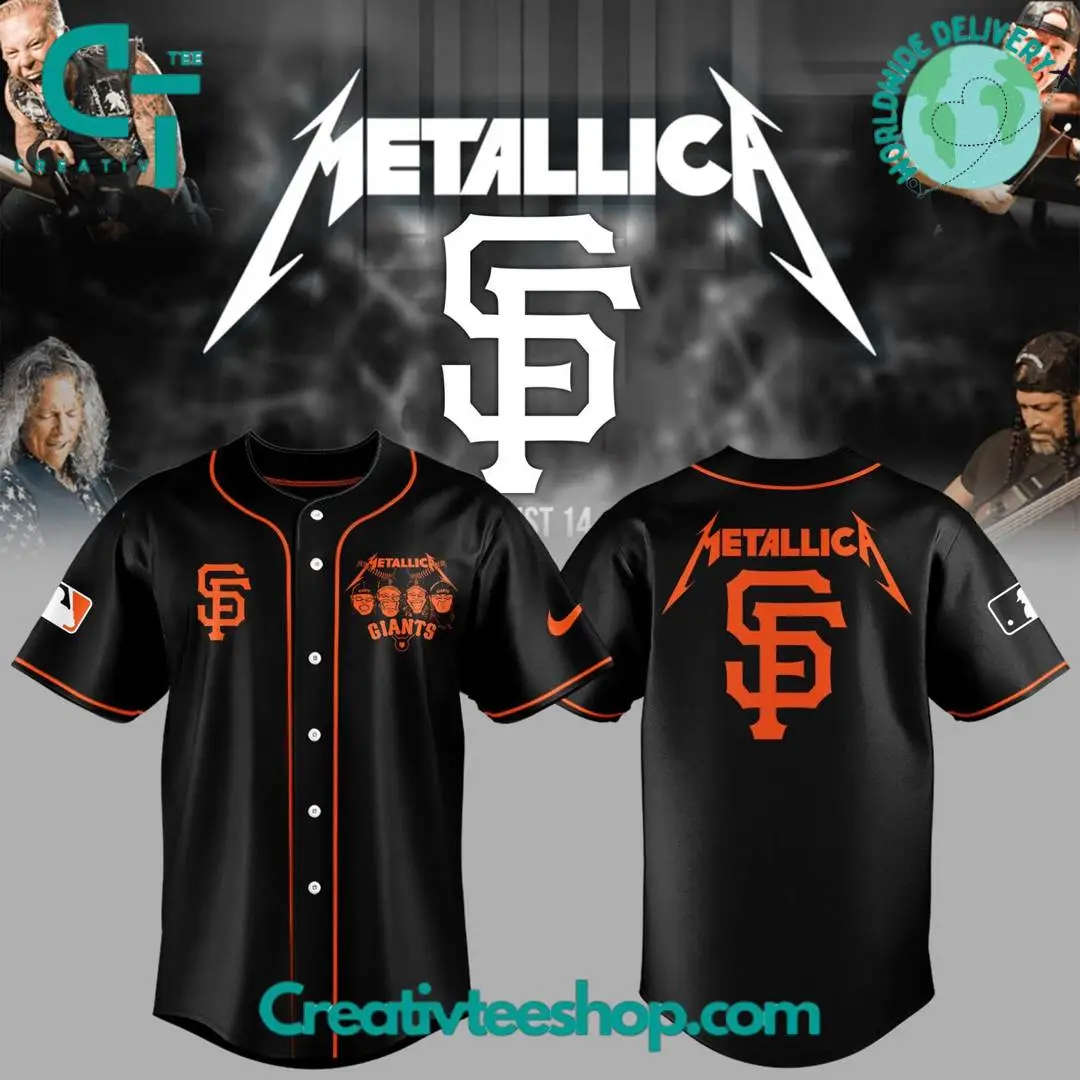 San Francisco Giants X Metallica Night Special Baseball Jersey