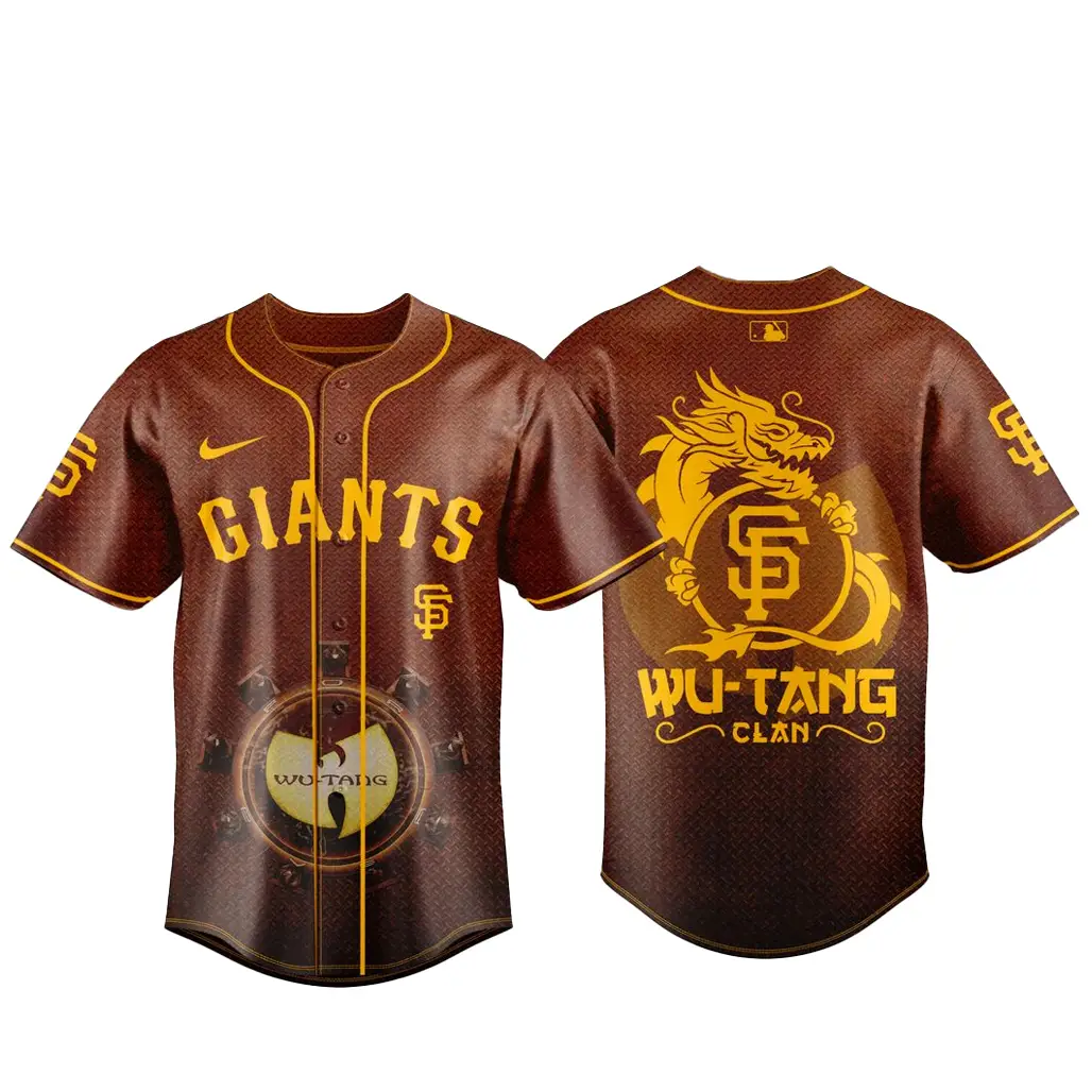 San Francisco Giants x Wu-Tang Forever The Final Chamber-US Tour 2026 Baseball Jersey - Tazila