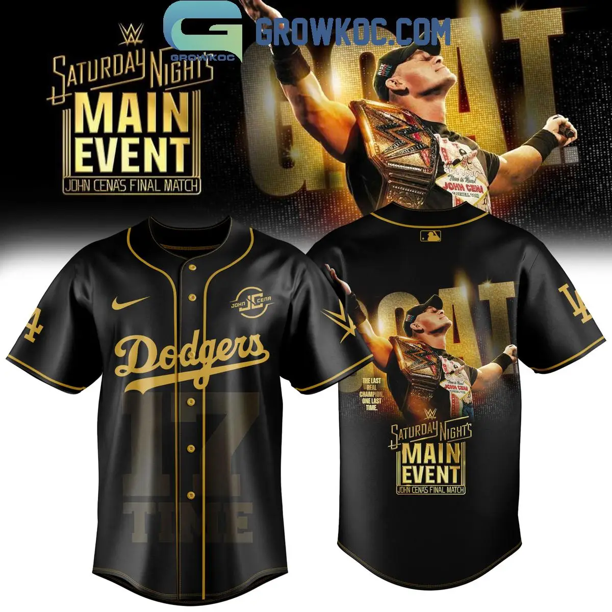 Saturday Night's Main Event John Cena x Los Angeles Dodgers Jersey