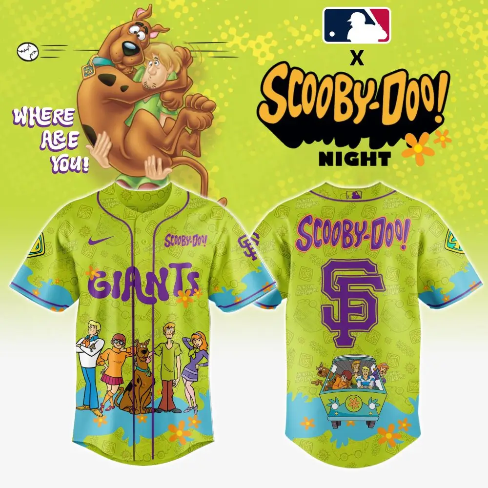 Scooby-Doo X Giants Limited Edition Jersey – Play Ball In Style!