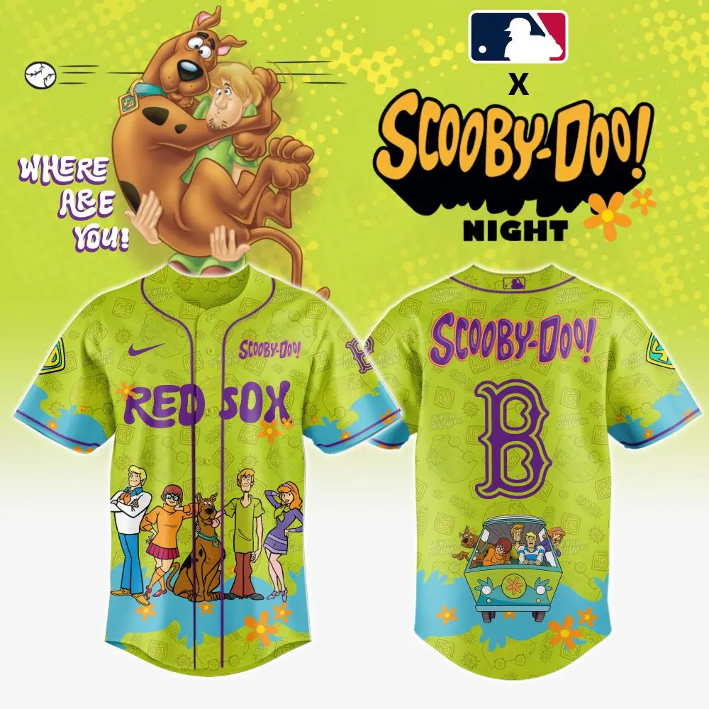 Scooby-Doo X Red Sox Limited Edition Jersey - Mlb Collectible Gear