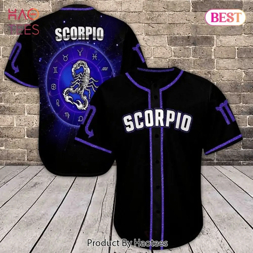 Scorpio Zodiac Baseball Jersey – Stylish Astrological Apparel For Men & Women