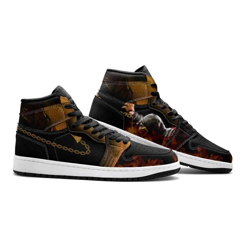 Scorpion Mortal Kombat Air Jordan 1 High Top Shoes