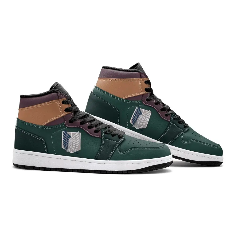 Scouting Regiment Survey Corps Shingeki No Kyojin J1 High Top Shoes