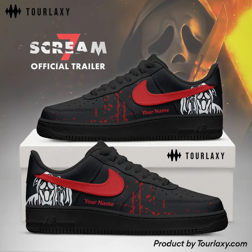 Scream 7 30 Years Anniversary Air Force 1 Shoes V2 
