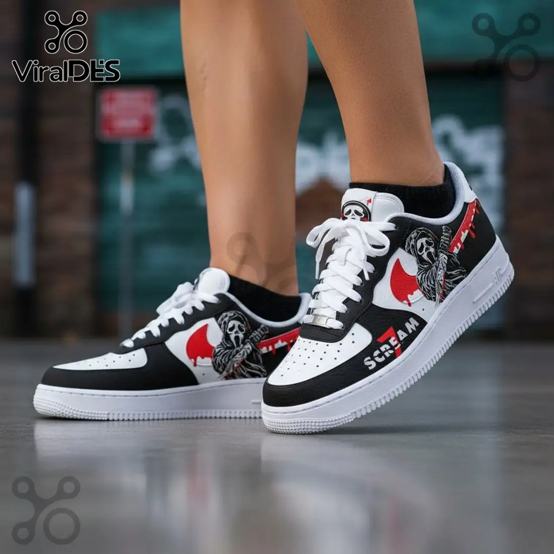 Scream 7 Limited Edition Air Force 1 Sneakers