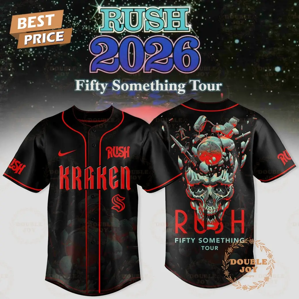 Seattle Kraken x RUSH Tour 2026 Baseball Jersey