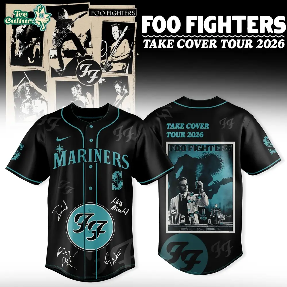 Seattle Mariners Foo Fighters Take Cover Tour 2026 Special Edition Baseball Jersey