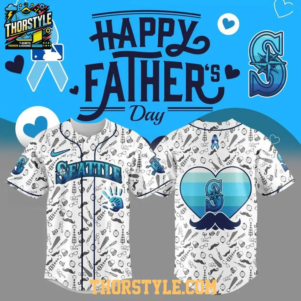 Seattle Mariners Happy Father’S Day 2025 Family Baseball Jersey