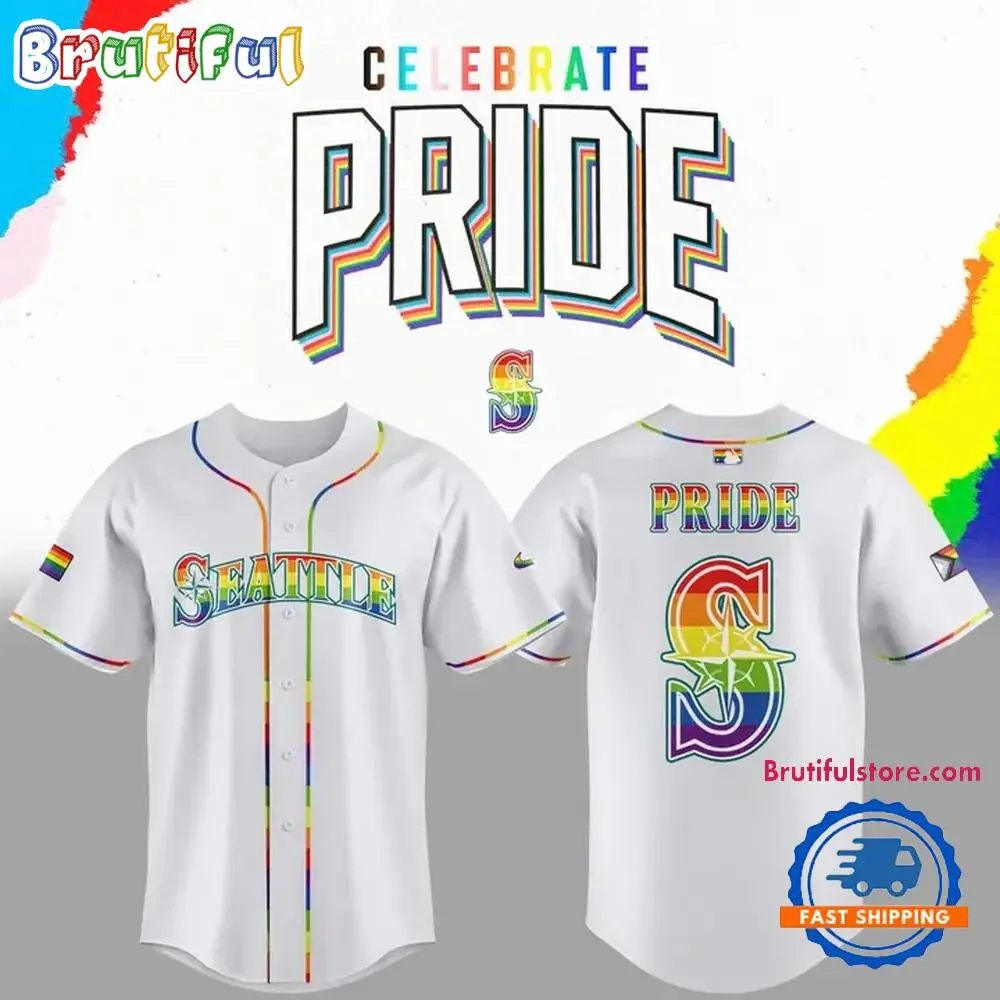 Seattle Mariners Mlb Happy Pride Month Limited Edition Jersey Shirt 2025