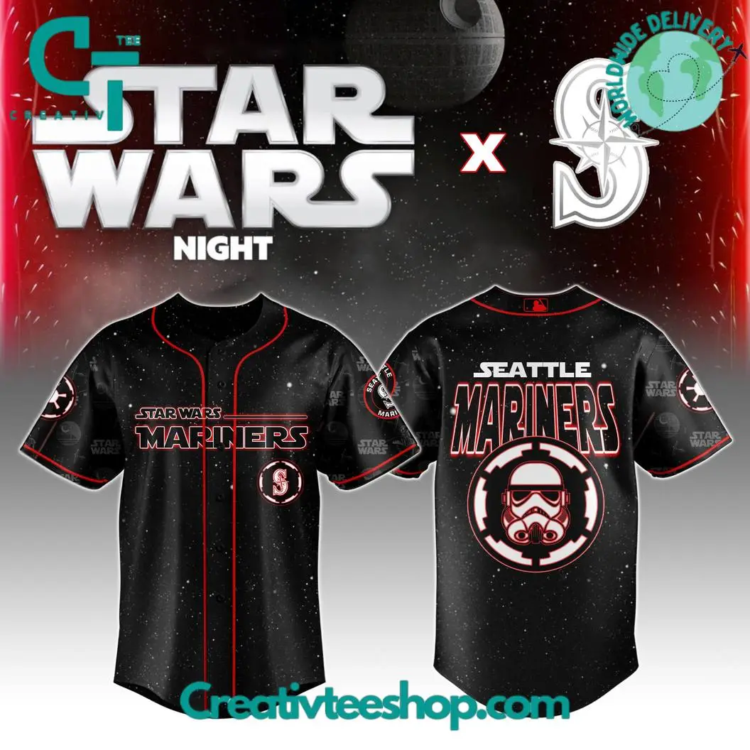 Seattle Mariners Mlb X Star Wars Night 2025 Special Edition Baseball Jersey