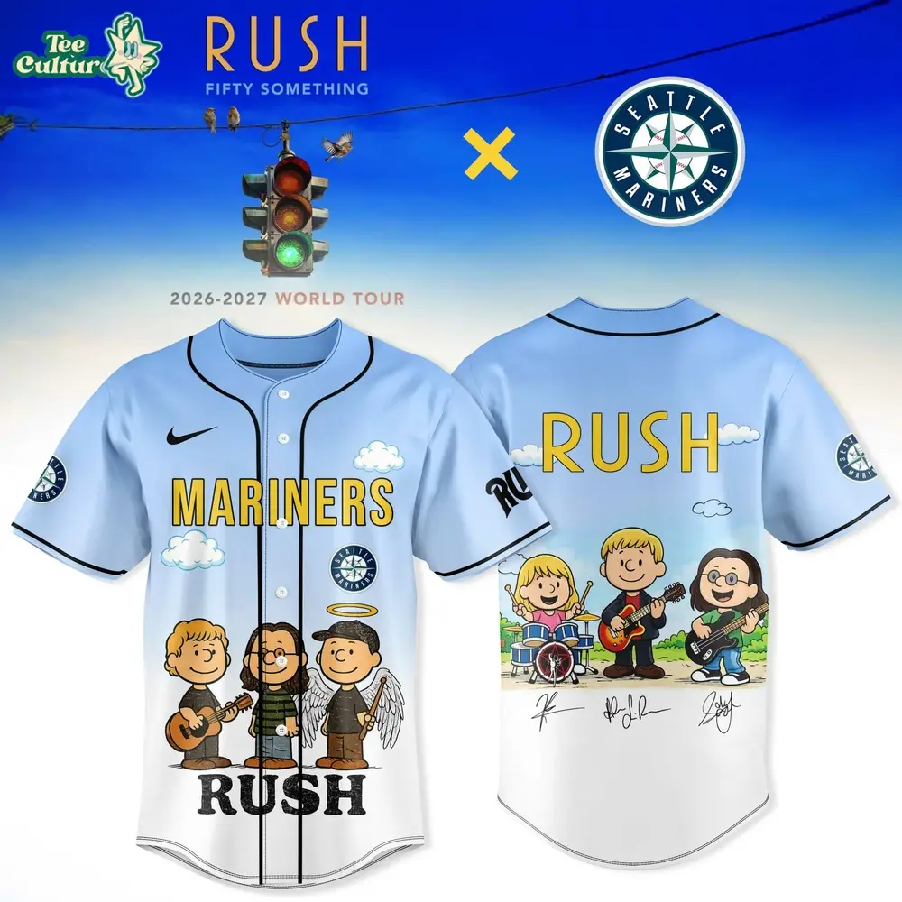Seattle Mariners Rush Fifty Something World Tour 2026 Special Edition Baseball Jersey