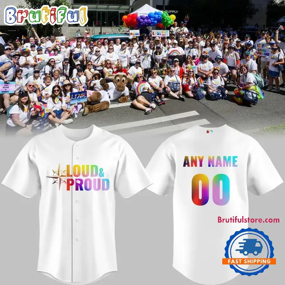 Seattle Mariners Special New Pride 25 Custom Jersey Shirt