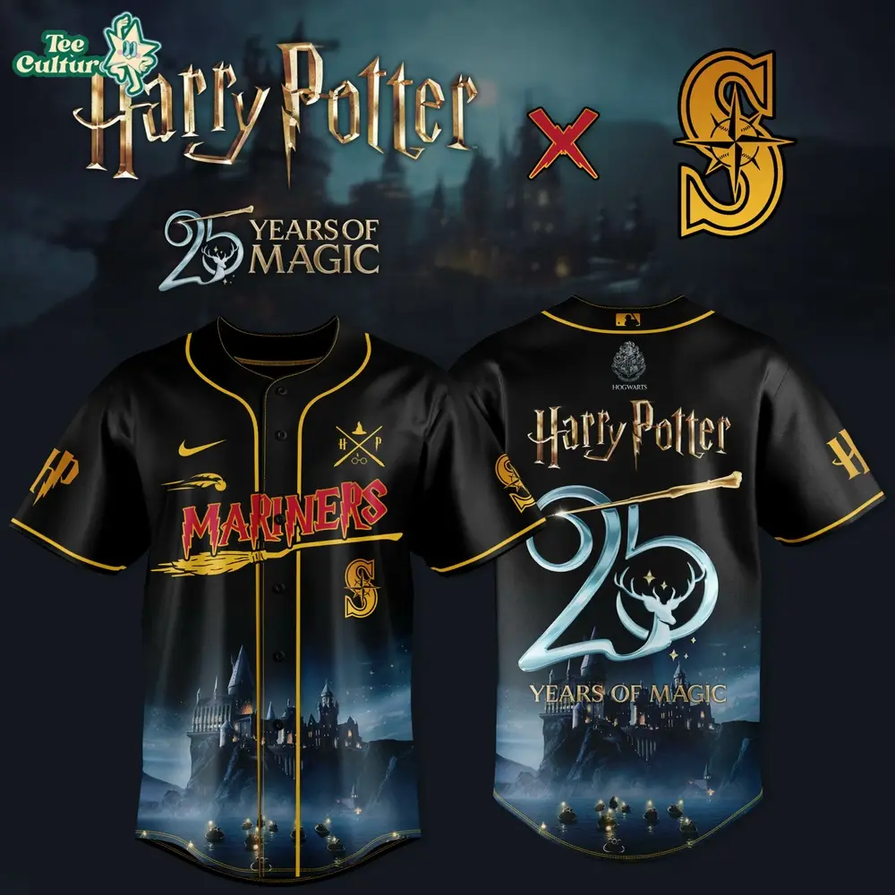 Seattle Mariners X Harry Potter – 25 Years of Magic Baseball Jersey