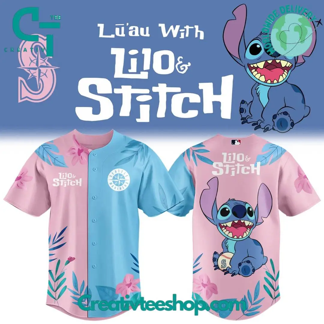 Seattle Mariners X Lilo & Stitch Night Special Baseball Jersey