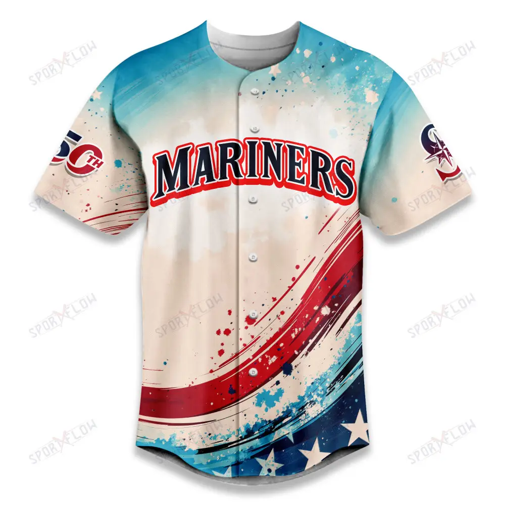 Seattle Mariners X Luffy 250 Years Celebration Party Baseball Jersey
