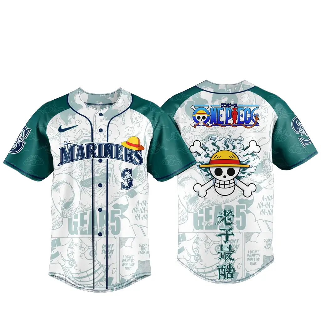 Seattle Mariners x One Piece Night 2026 Game Baseball Jersey - Tazila