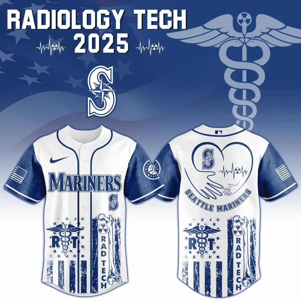 Seattle Mariners X Radiology Tech Night Exclusive Design Custom Baseball Jersey