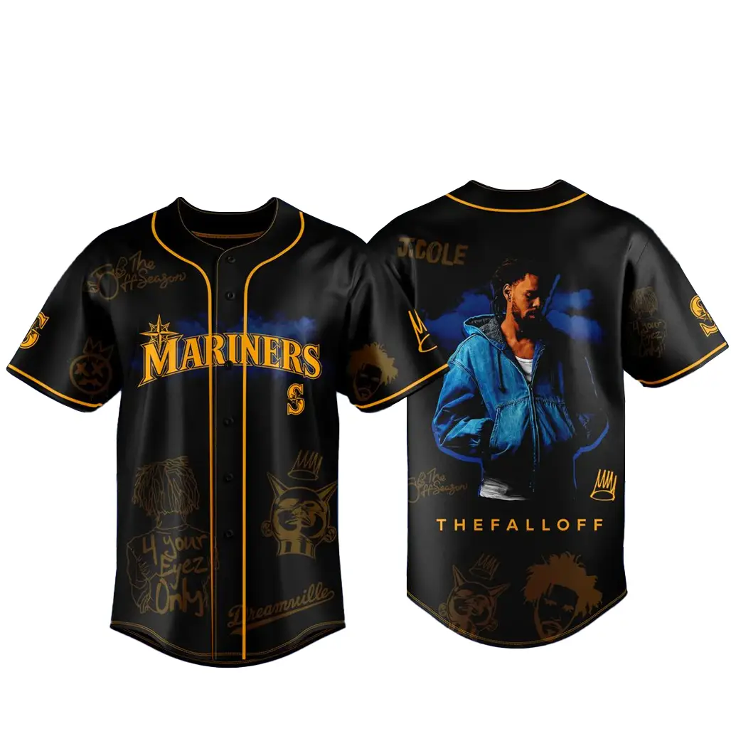 Seattle Mariners x The Fall Off World Tour 2026 Baseball Jersey - Tazila