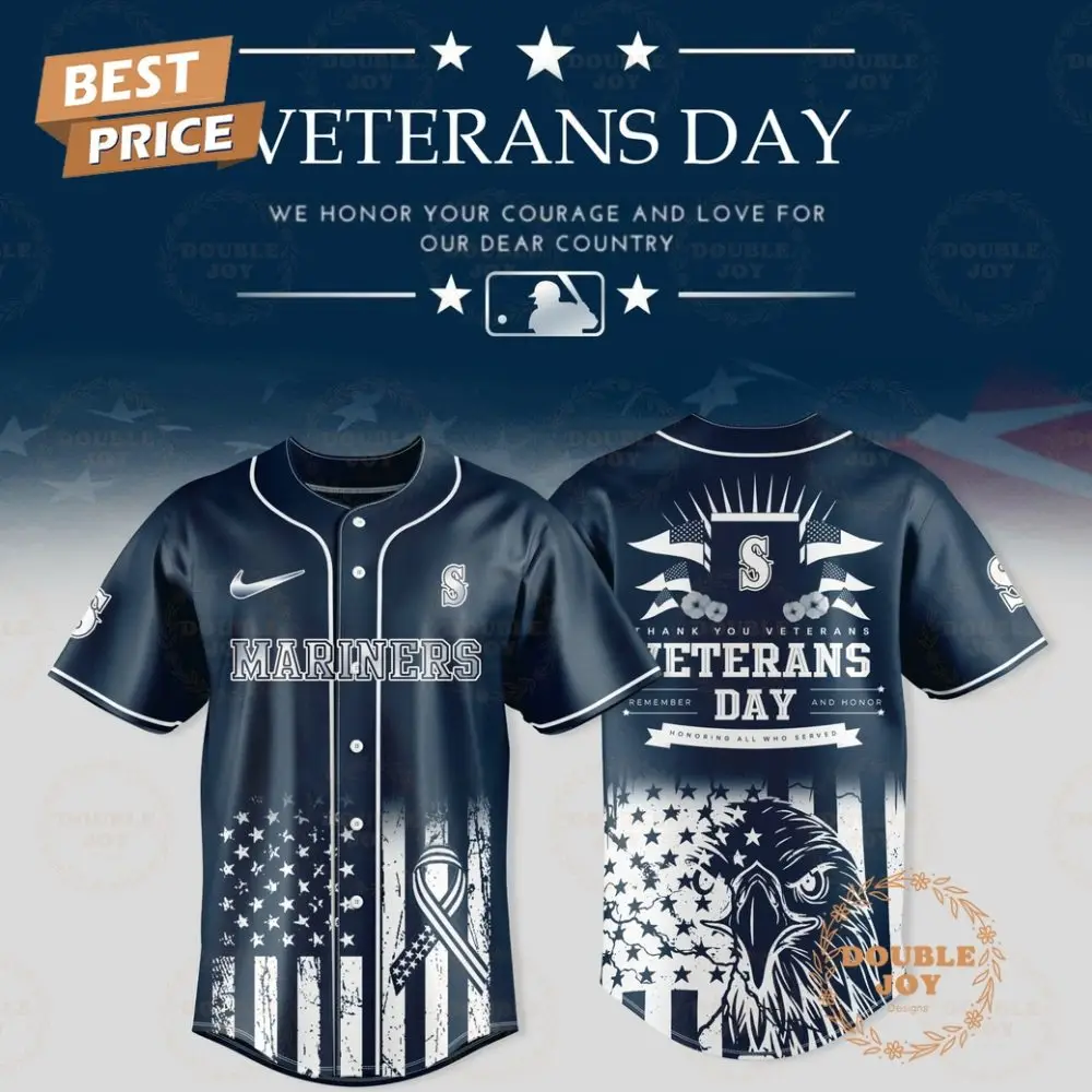 Seattle Mariners X Veterans Day Navy Edition 2025 Baseball Jersey